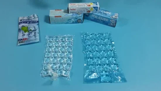 Одноразовый мешок для льда, безопасные пластиковые пакеты для упаковки кубиков льда для пищевых продуктов